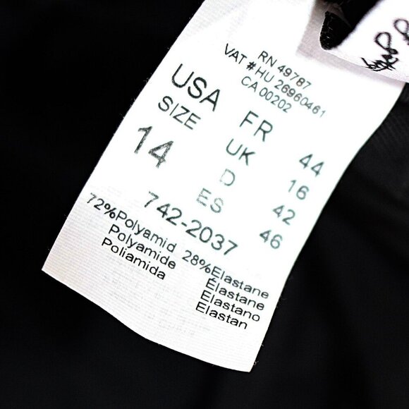 Profile by Gottex - Tutti Frutti Surplice One Piece Swimsuit in color Black, siz - Picture 5 of 9